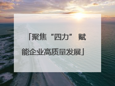 聚焦“四力” 赋能企业高质量发展