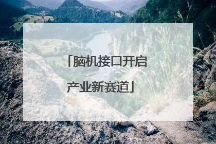 脑机接口开启产业新赛道