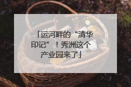 运河畔的“清华印记”！秀洲这个产业园来了