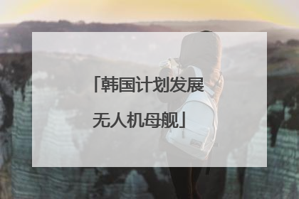 韩国计划发展无人机母舰