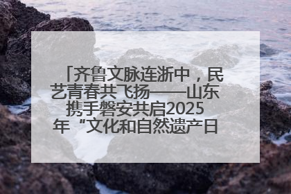 齐鲁文脉连浙中，民艺青春共飞扬——山东携手磐安共启2025年“文化和自然遗产日”系列活动