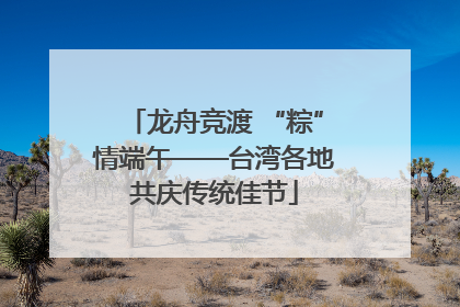 龙舟竞渡 “粽”情端午——台湾各地共庆传统佳节