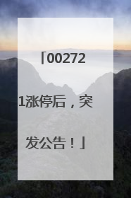 002721涨停后，突发公告！