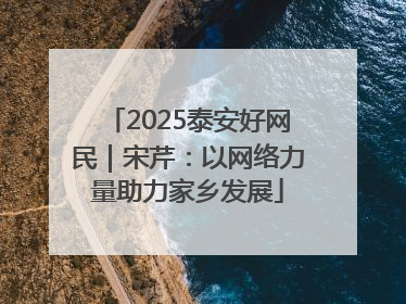 2025泰安好网民｜宋芹：以网络力量助力家乡发展