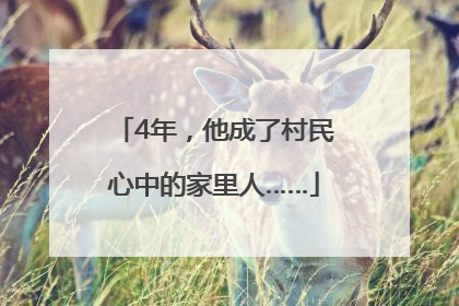 4年，他成了村民心中的家里人……