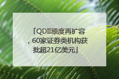 QDII额度再扩容，60家证券类机构获批超21亿美元